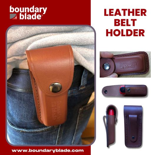 Boundary Blade Leather Belt Holder